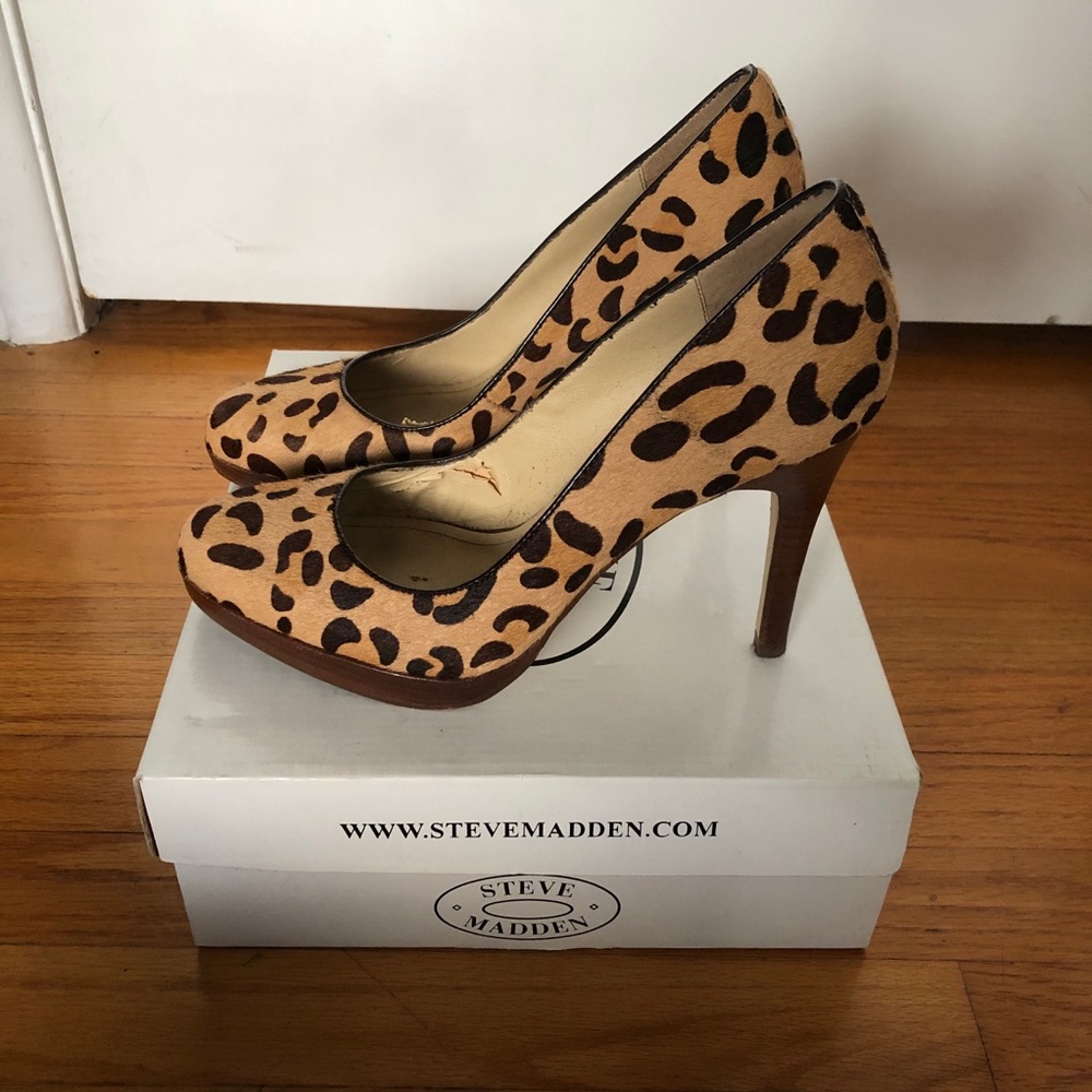 Cheetah Print Steve Madden Pumps